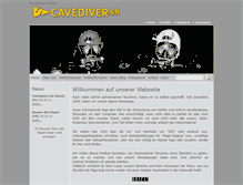 Tablet Screenshot of cavediver.ch