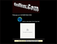Tablet Screenshot of cavediver.com